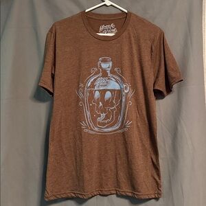 Moonshine Spirit Men's ShortSleeve Brown Graphic Tee